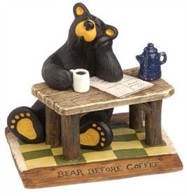 Let's be realistic here. Bears do not drink coffee or read newspapers. They want the good shit, like watermelon rinds and day-old pork products.